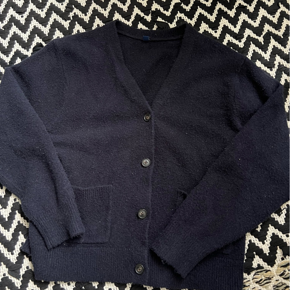 Uniqlo Navy Blue Cardigan